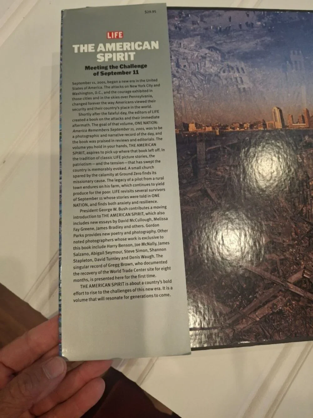 LIFE The American Spirit September 11 9/11 2002 Hardcover Photo History Book